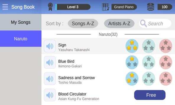 Magic Piano Anime Songs screenshot 1
