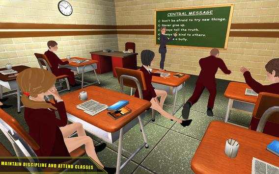 High School Girl Simulator 2018 Happy Family Games screenshot 5