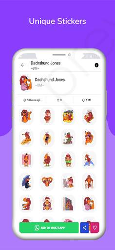 Jeje - Stickers for Whatsapp From Telegram & Maker screenshot 3