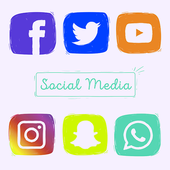 networks All social media 2019 icon