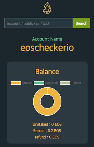 EOS Checker screenshot 1