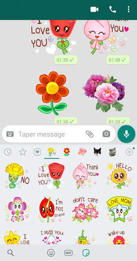 Flower sticker for Whatsapp -W screenshot 2