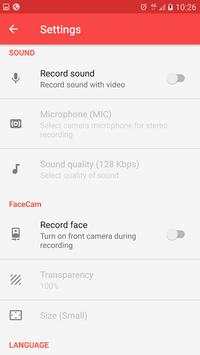 One Touch To Record Screen HD screenshot 2