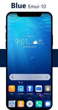 Blue Emui-10 Theme screenshot 1