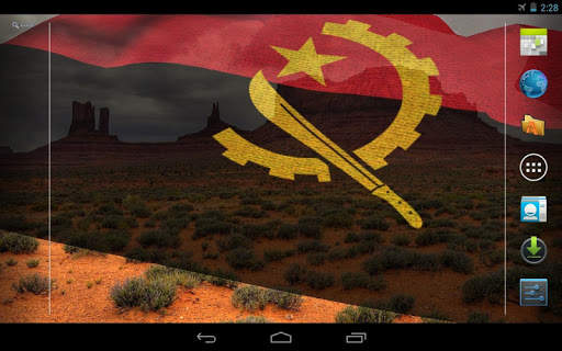 Angola Flag Live Wallpaper screenshot 8