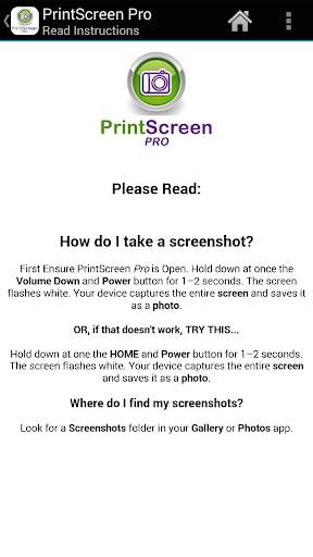 PrintScreen Pro - ScreenShot for Andoid app screenshot 1