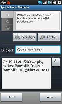 Sports Team Manager Lite screenshot 7