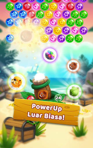 Bubble Shooter-Permainan Bunga screenshot 9