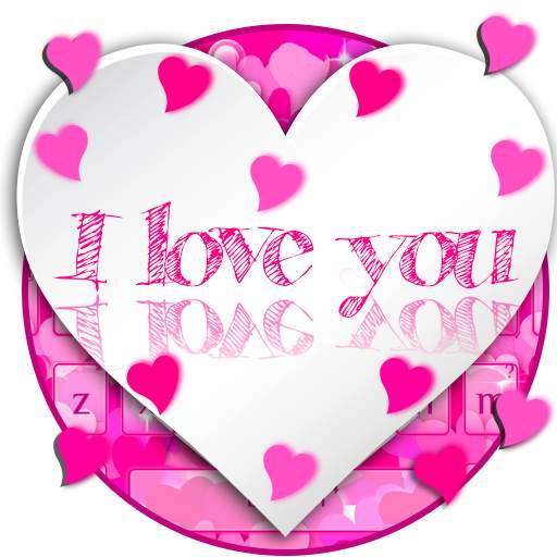 I Love You Keyboard Theme 10001002