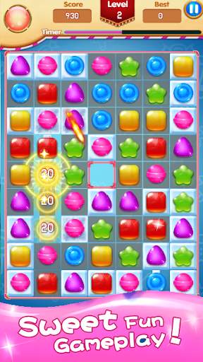 Candy Sweet Jellipop Fever - Match 3 Classic screenshot 3