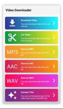 Ex Video Downloader & MP3 Converter Editor Cutter screenshot 1