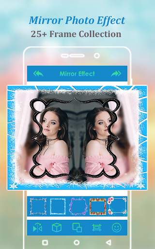 Magic Mirror Photo Effect Collage Maker editor screenshot 3