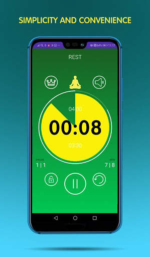 HIIT timer with music screenshot 4