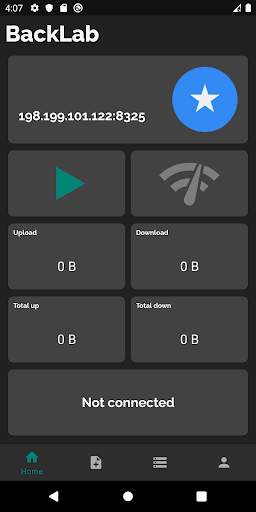 BackLab - Free VPN service based on shadowsocks screenshot 1
