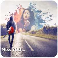 Miss You Photo Frame on 9Apps