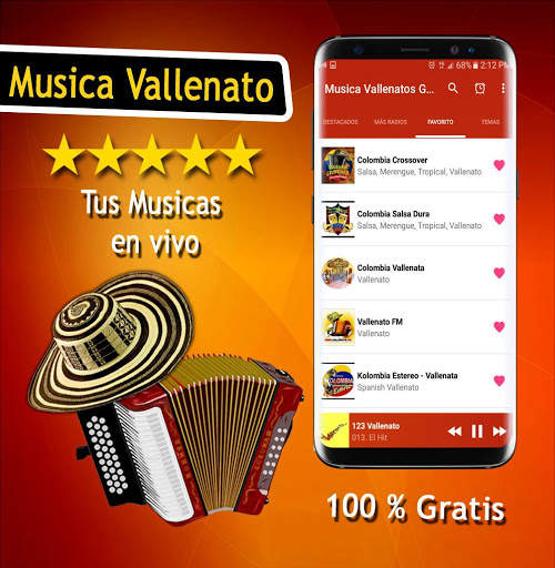 Musica Vallenatos Free screenshot 3