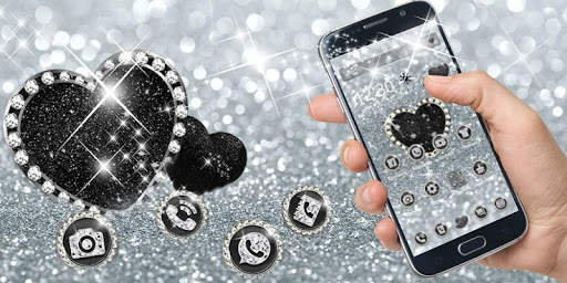 Diamond Love Glitter Theme screenshot 4