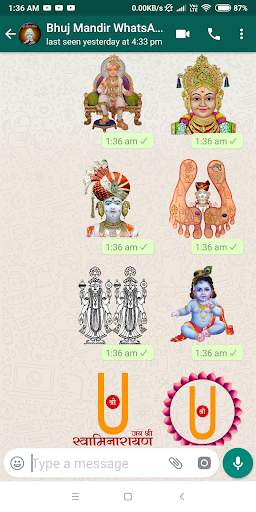 Swaminarayan Stickers for WhatsApp screenshot 2