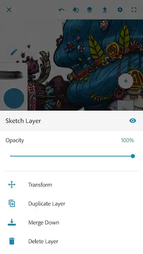 Adobe Photoshop Sketch 3 تصوير الشاشة