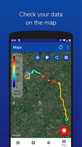 IterTrax Lite, GPS logger for cars and motorbikes screenshot 5