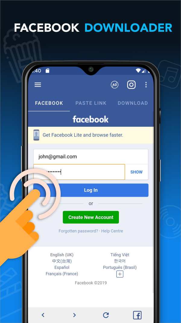 Video Downloader for Facebook - HD Video - 2020 screenshot 5