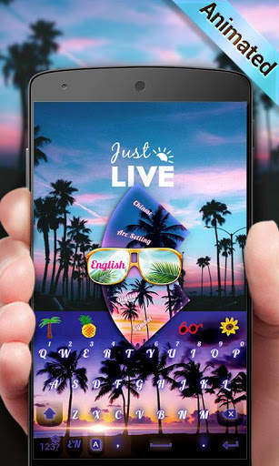 Just Live GO Keyboard Animated Theme screenshot 2