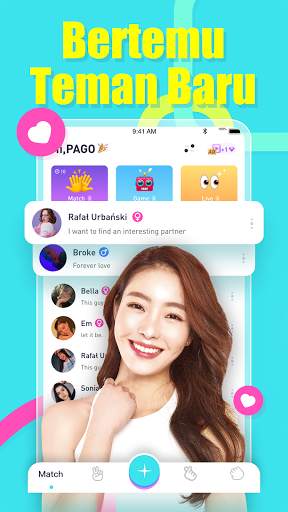 PAGO - Siaran suara, obrolan suara, bermain game screenshot 1