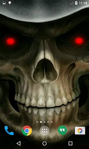 Skull 3D Live Wallpaper screenshot 2