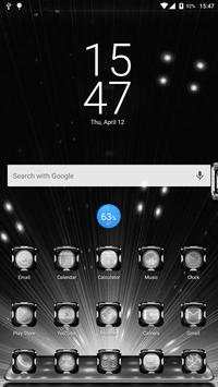 Next Launcher Theme LedShowWT screenshot 2