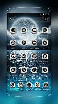 Blue Moonlight Sky Theme screenshot 1