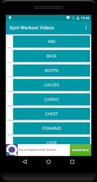 New Gym Workouts Videos screenshot 3