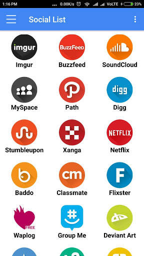 Social Networks : All in one Social Media Classic screenshot 5