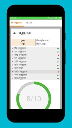 Kundli Matching (Hindi) screenshot 2