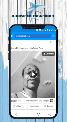Shark Download : for Facebook , Instagram and more screenshot 2