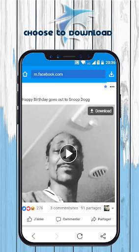 Shark Download : for Facebook , Instagram and more screenshot 2