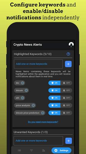 Crypto News Alerts - Track bitcoin news - altcoins screenshot 4