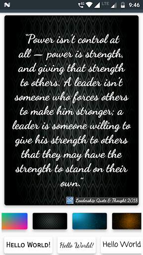 Leadership Quotes & Thoughts Maker screenshot 5