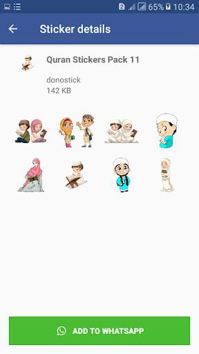 Quran Stickers for WhatsApp - WAStickerApps Pack screenshot 10