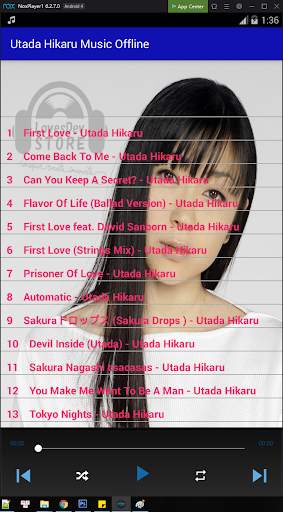 Utada Hikaru Offline Music screenshot 2