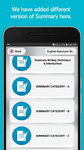 English Summary Writing - For All Class Students screenshot 1