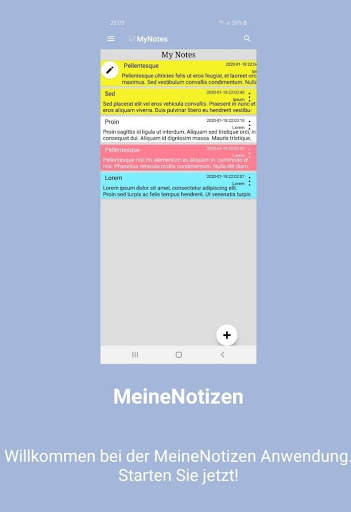 MeineNotizen screenshot 1