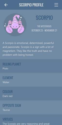 Scorpio Horoscope screenshot 4