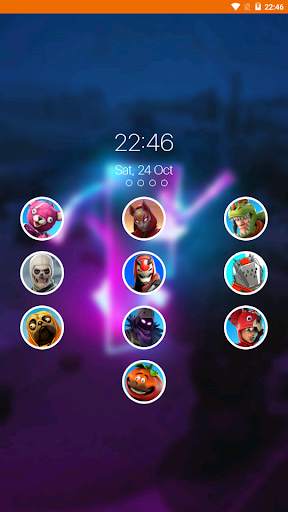 Lock Screen & Wallpapers for Fnbr skins 2 تصوير الشاشة