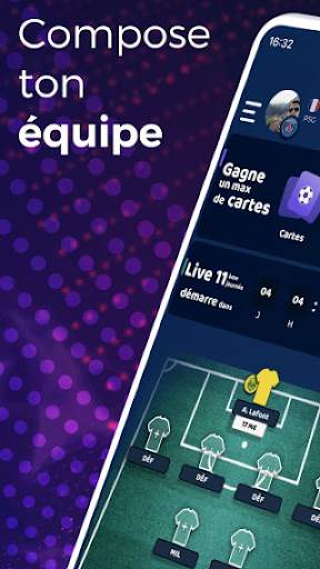 FanLive : jeu de fantasy league football & mercato screenshot 1