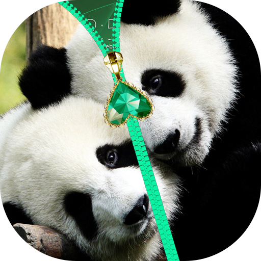 Panda Zipper Lock Screen आइकन