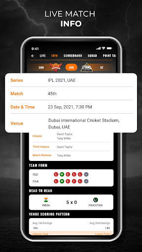 Falcon Cricket Live Line screenshot 5