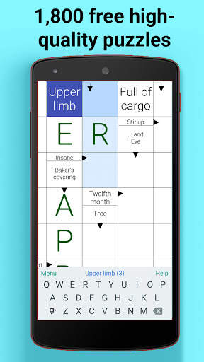 Clean Crosswords – free Crossword Puzzles screenshot 2
