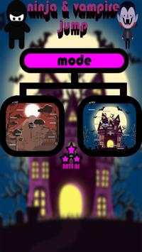 Ninja  Hero and  Vampire Hero Jump - Halloween screenshot 3