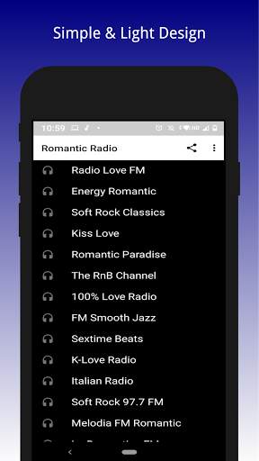 Romantic Radio 📻 Music Stations 🎧 screenshot 1