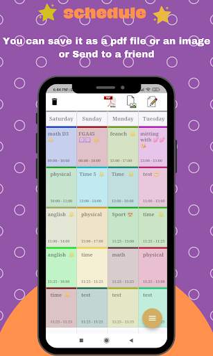 schedules and daily tasks screenshot 2